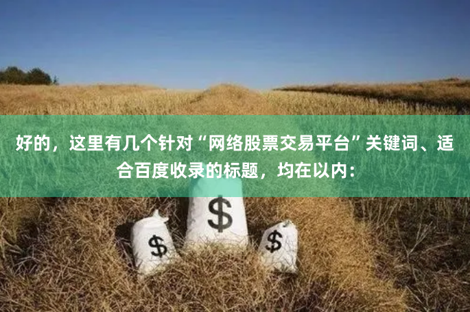 好的，这里有几个针对“网络股票交易平台”关键词、适合百度收录的标题，均在以内：
